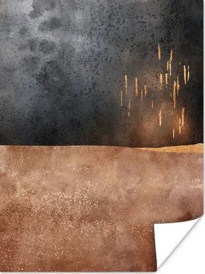 Produktbild von MuchoWow® Poster Abstrakt - Gold - Design 120x160 cm - Wandbilder