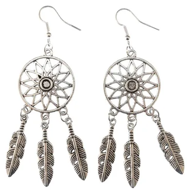 Produktbild von Traumfänger Ohrringe Miniblings Hänger Traum Träume Spirituell Indianer Boho
