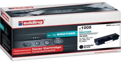 Zdjęcie produktu dla Edding EDD-1005, 6000 stron(y), Czarny, 1 szt.