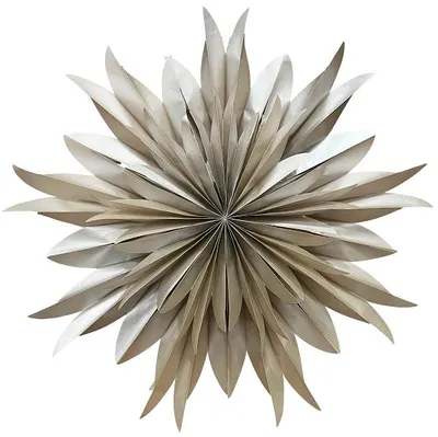 Only Natural – Papier-Lampenschirm – Braun – 40 cm – Ansicht 1