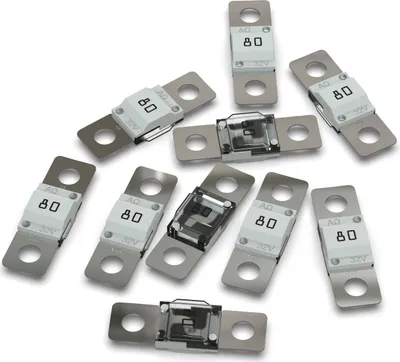 Produktbild von 10x AUPROTEC Midi Hochstromsicherung 80A Schraubsicherung weiß