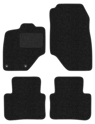 Productafbeelding van Velours automatten voor Peugeot 3008 III vanaf 2024 – 4-delig, antraciet, op maat – Wielganizator ANTHRA