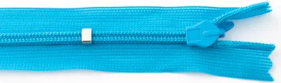 Produktbild von 5 Reißverschlüsse 25 cm, nahtverdeckt, verstellbar - Aqua