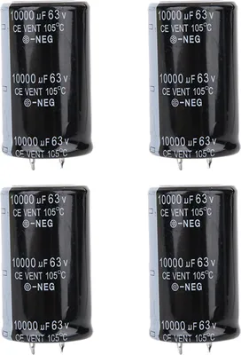 Image de Condensateur électrolytique, 30 x 50 mm, composant électronique, 63 V, condensateur audio, haute résistance à la température, pour amplificateurs
