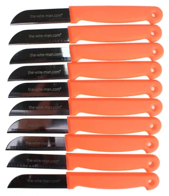 Produktbild von 10 Floristenmesser Allzweckmesser Küchenmesser Schälmesser Gemüsemesser 16,5cm