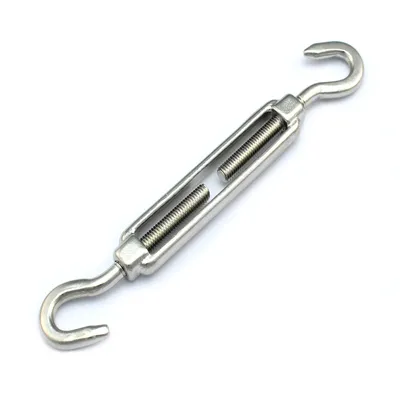 Produktbild von Spannschloss Edelstahl M10 Haken / Haken Drahtseil Seilspanner Spannschraube Spanner