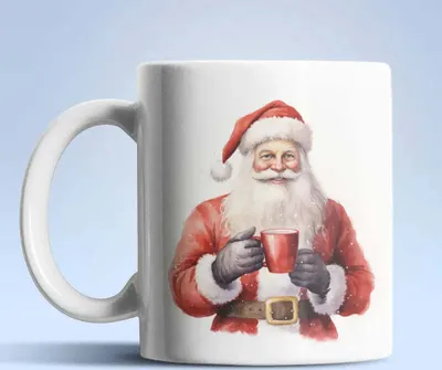 Produktbild von Weihnachtsmann Santa Claus Kaffeetasse Teetasse Geschenkidee