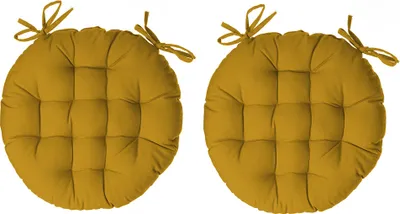 Produktbild von Eazy Living Stuhlkissen Lys Gelb - 38 cm x 38 cm - 4 Stück