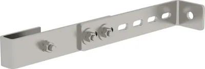 Produktbild von Günzburger Steigtechnik Wandhalter Edelstahl verstellbar 150 - 300 mm für Schachtleiter - 062019