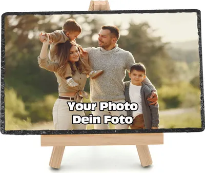 Zdjęcie produktu dla Personalizowana tabliczka z indywidualnym zdjęciem i tekstem 20 x 30 cm Personalizowany prezent ze zdjęciem Obraz z tabliczki z nadrukiem [166]