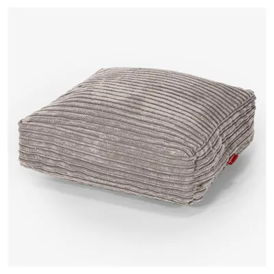 Produktbild von Bodenkissen aus Cord in Nerzfarben für Sofa und Dekoration