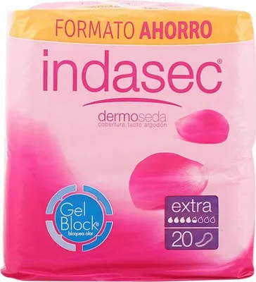 Produktbild von Indasec Dermoseda Compresses Incontinence Extra 20 Einheiten