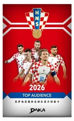 Produktbild von DAKA Croatia 2026 Top Audience BOX Football Cards Croatia