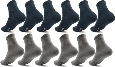 Produktbild von 12 Paar Herren Sport Sneaker Socken Quarter Socks Kurzsocken Halbsocken Mix3/43-46