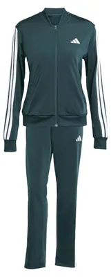 Produktbild von adidas Trainingsanzug für Damen im 3 Streifen Design, Farbe:Grün, Größe:XL