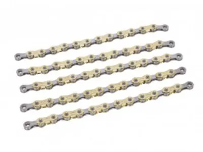 Produktbild von XLC Kette CC-C05 1/2 x 11/128, 118 Gl. 11-f. gold/silber