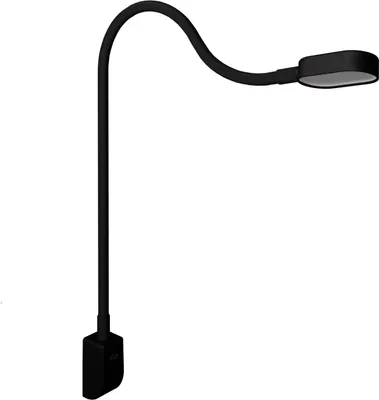 Produktbild von kalb | Ilios LED-Bettleuchte USB-C Wand- & Winkelmontage Flex Arm Dimmbar 1er SET Schwarz