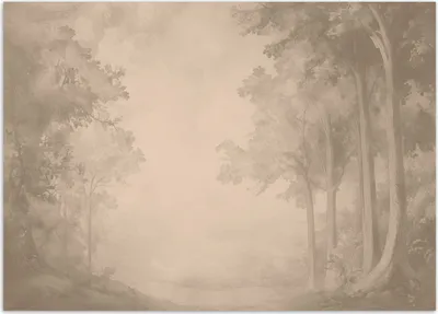 Produktbild von Vlies fototapete Weg durch den Wald 400x280 cm Feeby Beige inkl. Kleber einfache Montage