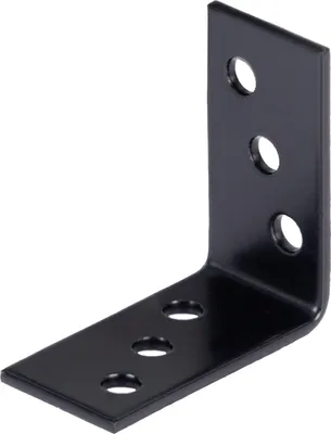 Immagine prodotto di Alberts 824853 Connettore angolare - nero - plastificato - 40 x 40 x 20 mm, set da 100