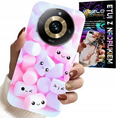 Zdjęcie produktu dla Etui Do Realme 11 Pro - Wzór W Słodkie Pianki, Obudowa, Plecki
