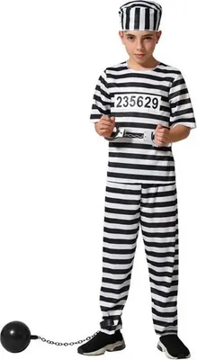 Immagine prodotto di Costume da prigioniero Atosa Grigio 3-4 anni Grigio 3-4 anni