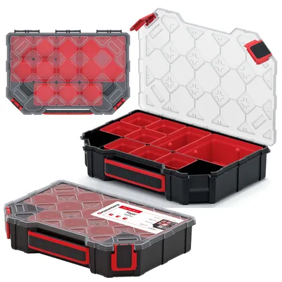 Zdjęcie produktu dla Organizer TAMON IV czarno-czerwony 28,4x19,5 cm
