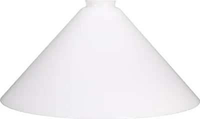 Produktbild von Schusterglas Lampenglas Schusterschirm weiß Opalglas Ø 350mm Lampenschirm Glas