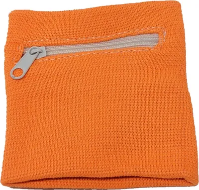 Obrázok produktu pre Go Go Gadget – potný pásik – náramok – športový pásik – so zipsom – na peniaze – 8 × 8 cm – 1 ks – oranžový