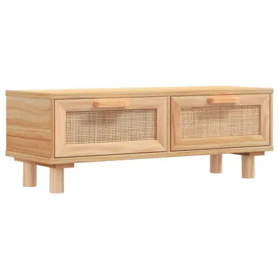 Produktbild von vidaXL Couchtisch Braun 80x40x30 cm Holzwerkstoff & Massivholz Kiefer