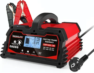 Produktbild von Autoladegerät - Akkuladegerät - Batterieladegerät - Stromladegerät - Ladegerät - 12V/24V, 30A - Intelligentes LCD-Display