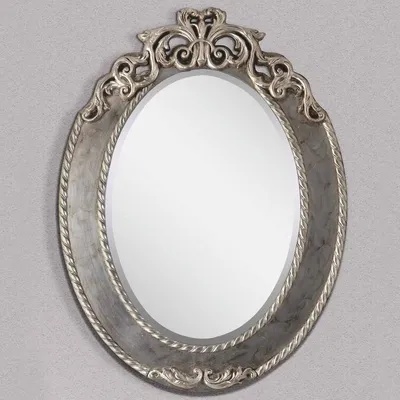 Produktbild von Casa Padrino Luxus Barock Spiegel Silber H. 95 cm - Barock Möbel -  Italy