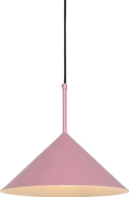 Zdjęcie produktu dla QAZQA – Design Lampa wisząca I Lampa wisząca I Lampa wisząca Różowy trójkąt – Triangolo I Salon I Sypialnia – Stal Okrągła – Pasuje do żarówek LED E27