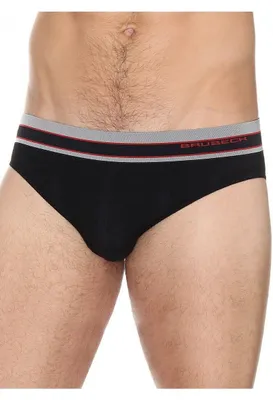 Obrázek produktu pro Termoaktivní pánské slipy Brubeck Active Wool BE10110 černé XL