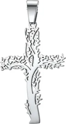 Obrázek produktu pro Přívěsek na řetízek Tree Cross - Stříbrná KP34145