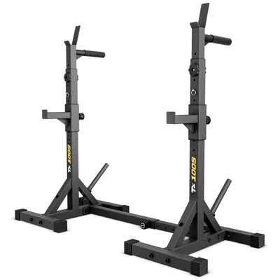 Produktbild von TREX SPORT Hantelständer Squat Rack TX-100S | Langhantelständer mit 12-facher Höhen- & Breitenverstellung | Kniebeugenständer Hantelablage bis 200 kg