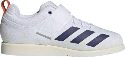 Produktbild von Adidas Powerlift 5 Gewichtheberschuhe Trainingschuhe weiß/blau/orange JP9878, Schuhgröße:40 2/3 EU