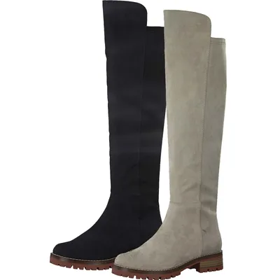 Produktbild von MARCO TOZZI Damen Stiefel Langschaftstiefel Overknee 2-25625-27, Größe:40 EU, Farbe:Grau