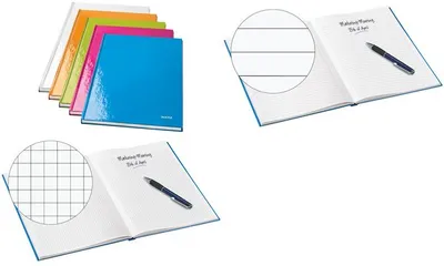 Produktbild von Leitz 46261054, Muster, Grün, A4, 80 Blätter, 80 g/m², Kariertes Papier