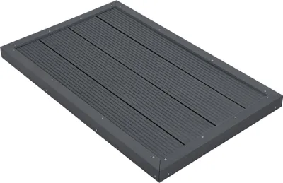 Obrázek produktu pro Základní deska z WPC "Nürtingen" pro solární sprchu 101 x 63 x 6 cm tmavě šedá
