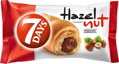 Obrázek produktu pro Rogal z nadzieniem o smaku orzecha laskowego 60g