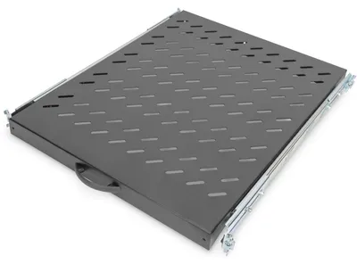 Produktbild von Ausziehbarer Fachboden für 483 mm (19")-Schränke (grau)