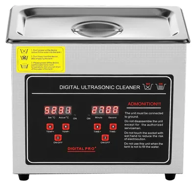Immagine prodotto di SucceBuy Pulitore a ultrasuoni da 3L con timer e riscaldamento digitale, pulitore professionale per gioielli e piccole parti, acciaio inossidabile, per occhiali, orologi, anelli, schede di circuito