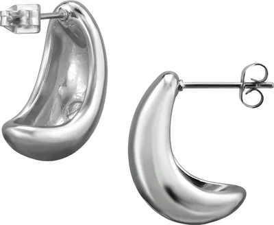 Immagine prodotto di orecchini a perno a forma di goccia da 20 mm in acciaio inossidabile