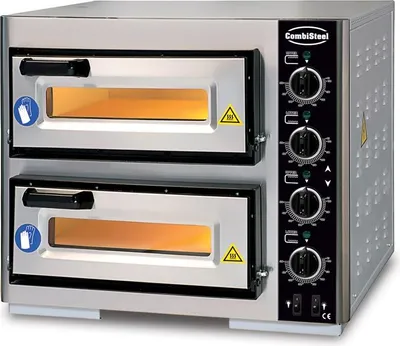 Immagine prodotto di Forno doppio per pizza Combisteel per 2 pizze da 1 pollice Ø39mm