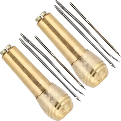 Produktbild von Nähen Ahle,Nähen Kegel,Nähen Ahle,Hand Stitching Tool,Leder Handwerk Nadel-Kit,Leder-Schuh-Reparatur-Werkzeug