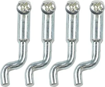 Produktbild von Ersatzgaskabelklemme - Metallen Z-Kabeleinde - Universelle Passform 2mm - 4 Stück - Silber