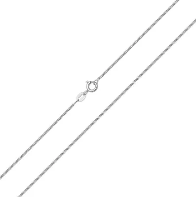 Productafbeelding van Zilveren ketting voor dames, gebogen model, fijn zilver 925 - 51 cm; TRS3666L20