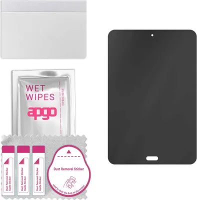 Produktbild von apgo Hybrid Privacy Schutzglas, Matt, kompatibel mit Xiaomi Mi Pad 4 Plus, Anti-Spy, toller Ersatz für Hartglas, kratzfester Displayschutzglas, Displayschutz, Full Glue