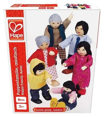 Zdjęcie produktu dla Hape Szczęśliwa Rodzina - Azjatka