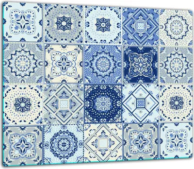 Obrázek produktu pro Kryt varné desky Skleněný kryt varné desky Splashback 60x52cm vzor